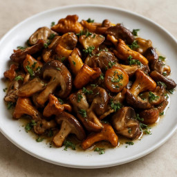 Side Dish: Italy – Funghi Selvatici Saltati al Timo