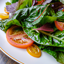 Salad: United States – California – Grilled Peach, Arugula & Toasted Walnut Salad